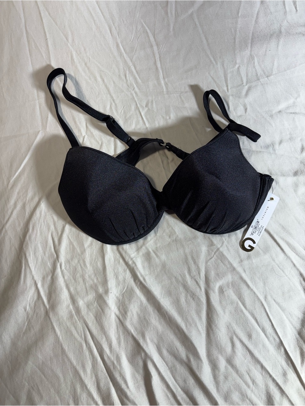 Classic Black Padded Bikini Top - Unbranded